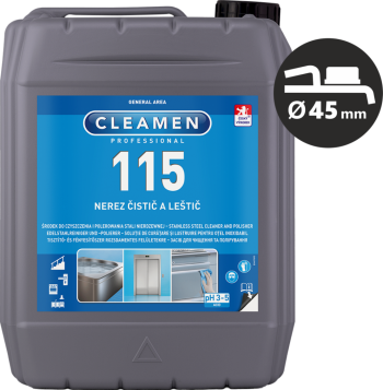 CLEAMEN 115 nerez čistič a leštič, 5L